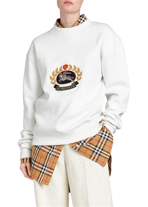 Burberry Archive Logo Jersey Sweatshirt 